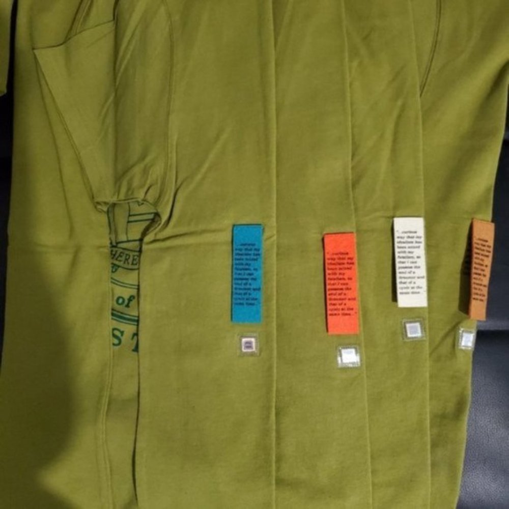 ADVISORY BOARD CRYSTALS (Abc) “FATALISM” T-Shirt Moss Green NEW WITOUT TAG - Picture 4 of 8